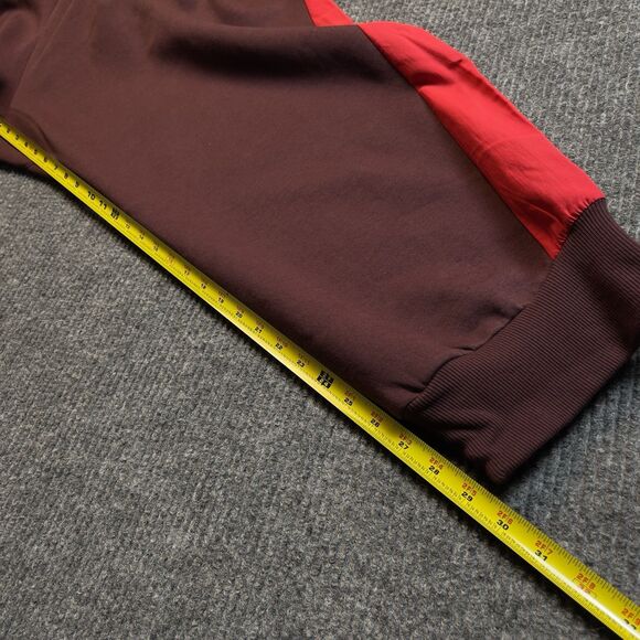 adidas Men Size 4XL Essentials Colorblock Pants Fleece Joggers Aurora Ruby NEW - Picture 11 of 11